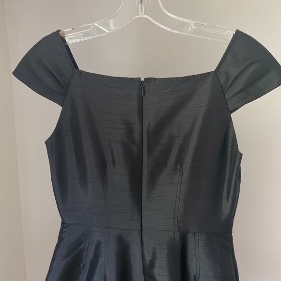 Banana Republic Size O Black Taffeta Dress - Picture 7 of 11